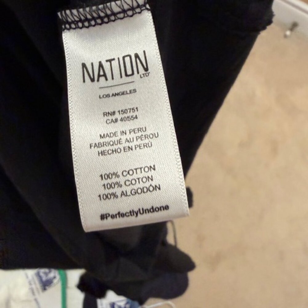 Nation "Noella" Ruffled one shoulder top - Picture 5 of 5